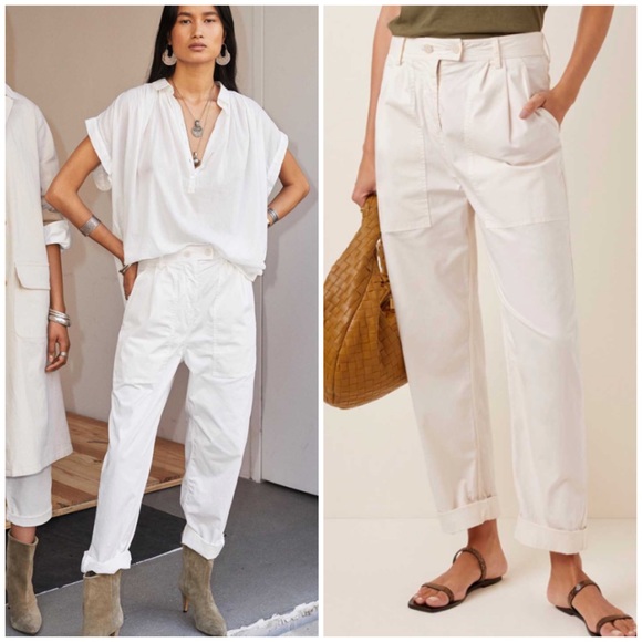 Nili Lotan Pants - NEW Nili Lotan Cyro high waisted relaxed fit pants